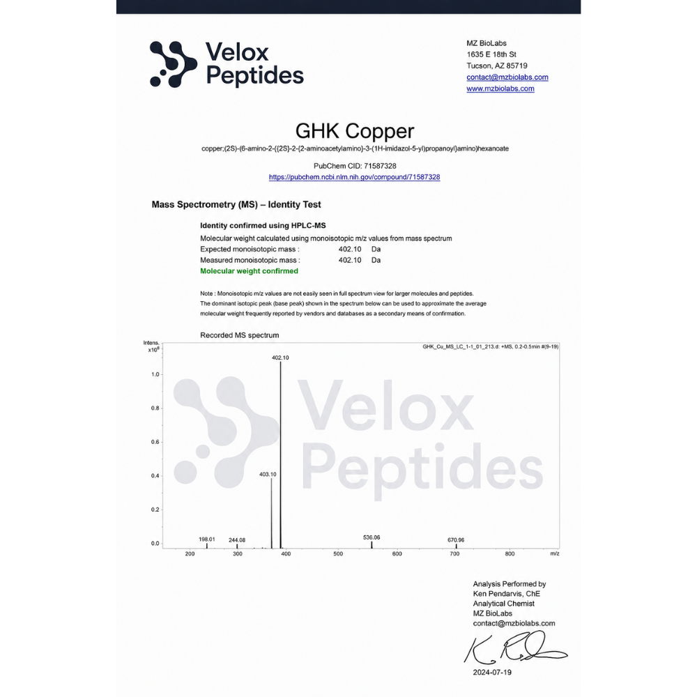 GHK-Cu (Copper Peptide) 50mg