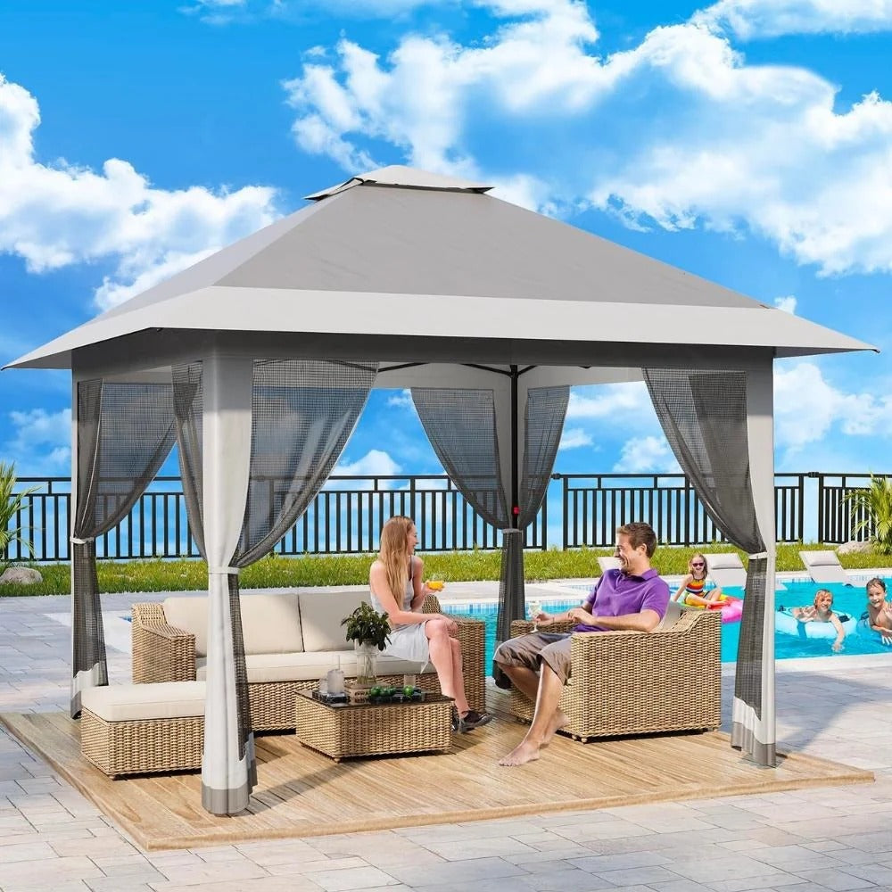 Velox 13×13 Pop-Up Gazebo with Mesh Netting